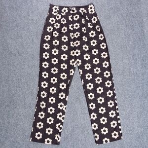 Christy Dawn Nicolas Pants Noir Daisy Small Regenerative Cotton Lightweight
